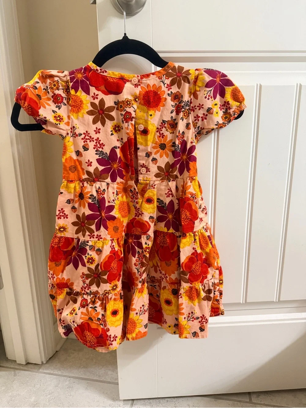 Gymboree Girls Mommy & Me Harvest Floral Tiered Dress